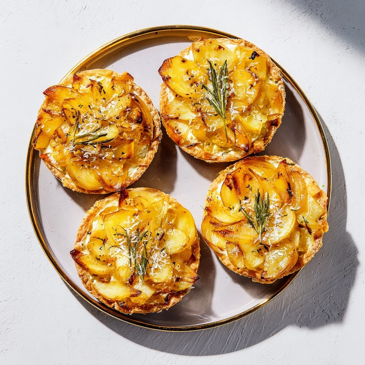 Warm, inviting image of the finished Decadent Caramelized Onion and Goat Cheese Tart, perfect for a special meal.