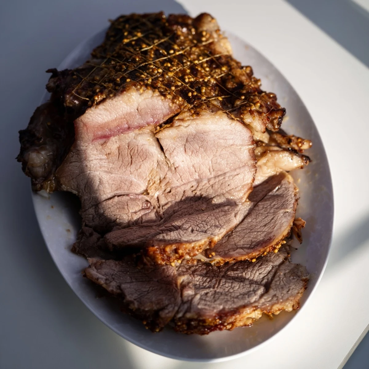 Slow-Cooked Honey Glazed Ham