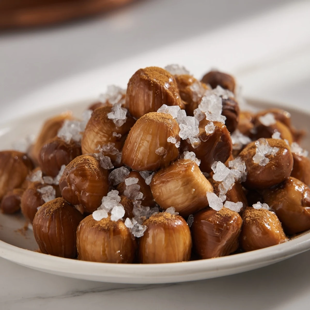 Crispy, sweet Honey Toasted Cashews with sea salt offer an amazing sweet-and-savory flavor profile.