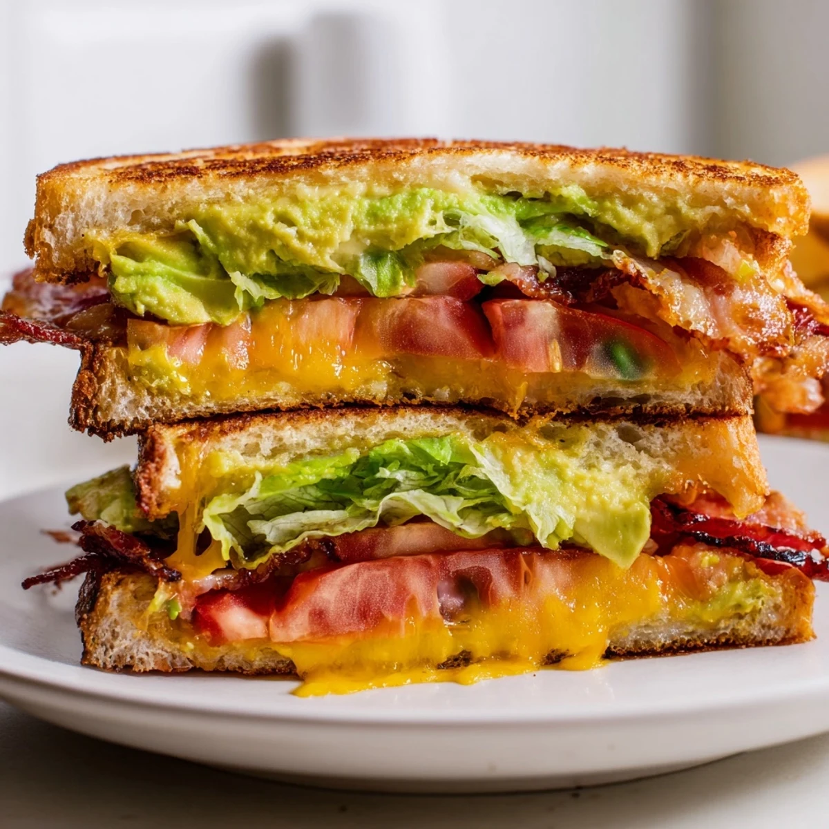 Serve this Avocado BLT Grilled Cheese with a side of tomato soup for a comforting, classic American lunch or easy dinner.