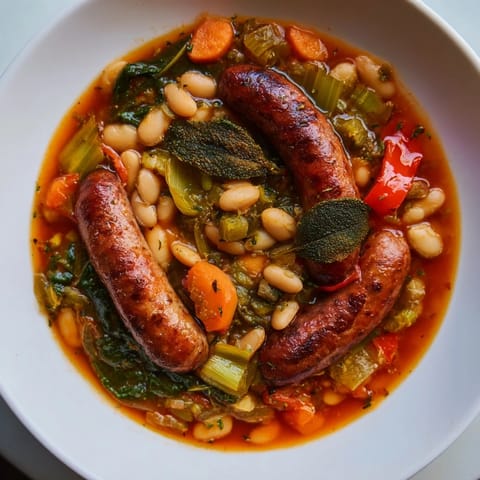 One-Pot Sausage White Bean
