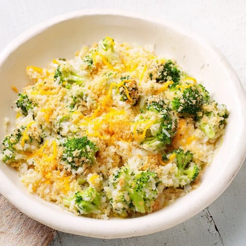 Cheesy Broccoli Rice Bake