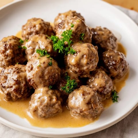 Swedish Meatballs Creamy Sauce