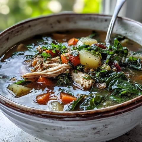 Collard Greens Chicken Vegetable Soup