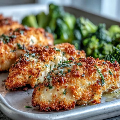 Crispy Parmesan Broccoli & Chicken Trays with a crunchy crust and tender vegetables, ready for dinner.