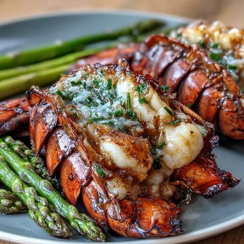 Keto Garlic Butter Lobster