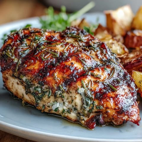 Grilled Herb Chicken Vegetables