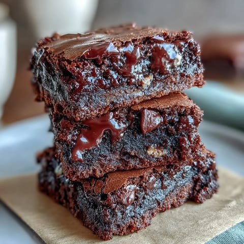 Chewy brownie cookies from box mix loaded with chocolate chips, baked to fudgy perfection.  