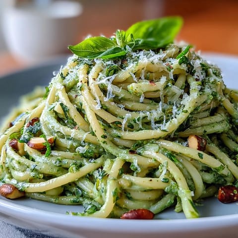 Creamy Avocado Pesto Pasta