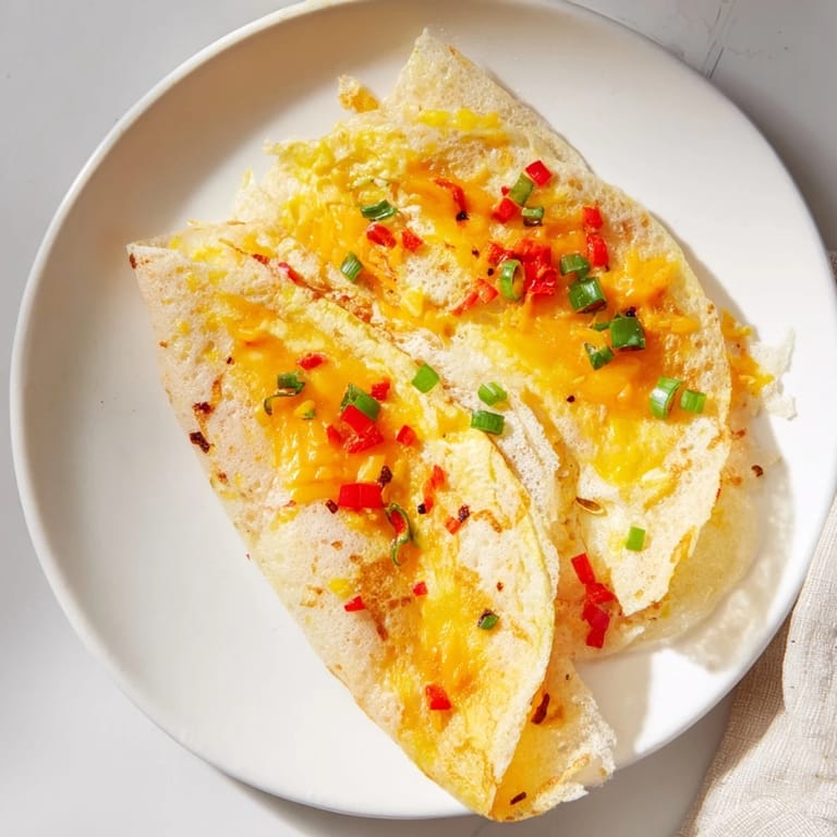 Imagine savoring this easy and delicious Rice Paper Egg Cheese Wrap for a quick breakfast.