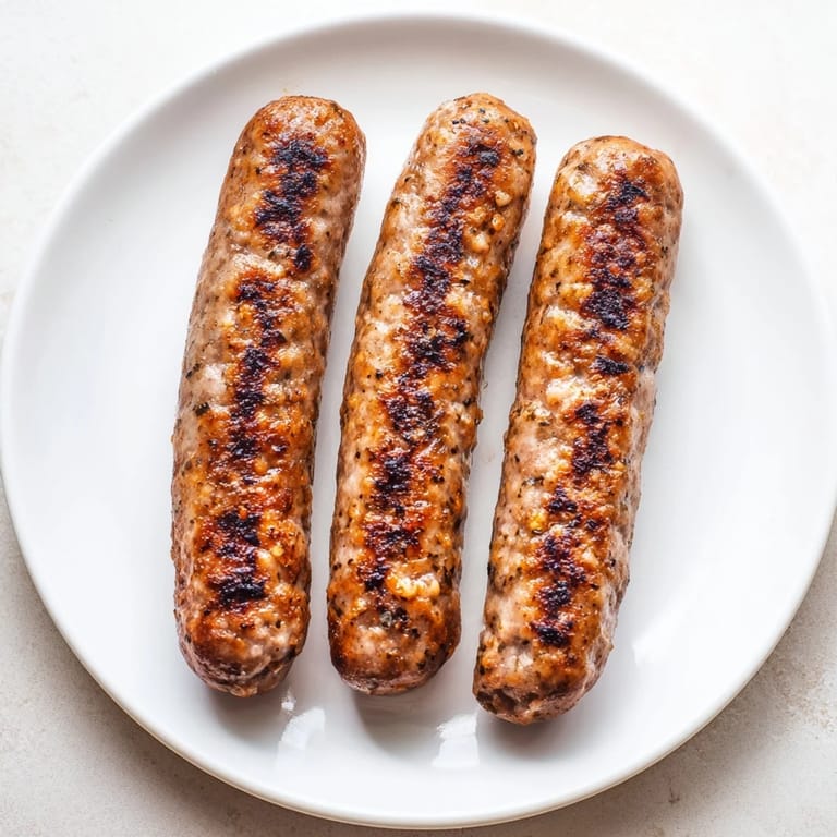 Traditional Romanian mici served hot, showcasing the juicy texture and delicious, grilled finish.