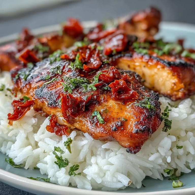 Flavorful Sun-Dried Tomato Chicken Bowl, perfect for a healthy, vibrant weeknight dinner.