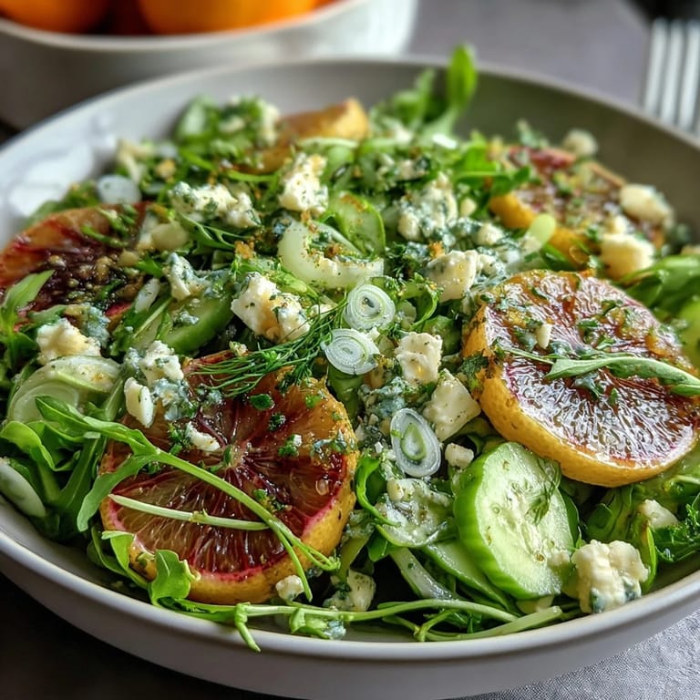 Radishes and cucumber shine in this zesty lemon vinaigrette salad, perfect for a light spring meal.