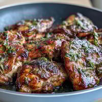 Sheet pan herb chicken with root veggies, golden and juicy, served with colorful roasted carrots, parsnips, and sweet potatoes.  