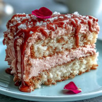 Elegantly draped Bridal Shower Rosé Velvet Cake with shimmering gold drip.